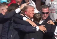 Покушение на Дональда Трампа. Видео