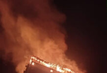 Пожар в строящейся многоэтажке. Подробности