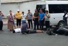 В Бишкеке в ДТП погиб водитель скутера