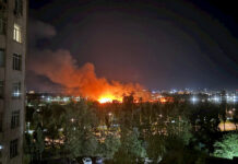 В Бишкеке произошел крупный пожар