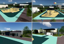 В Бишкеке началось строительство нового стадиона на территории школы — эскизы