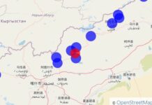 Вблизи кыргызско-китайской границы зафиксировали землетрясение