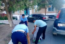 На Иссык-Куле женщина едва не родила в машине. Ей помогли сотрудники милиции