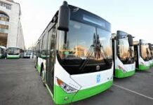 Бишкекте № 215, 243 автобус каттамдары ишке кирди