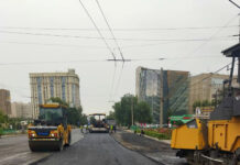 В Бишкеке ремонт дороги по улице Юнусалиева завершат к 31 августа