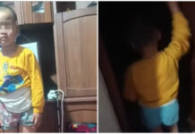 «Будешь спать на улице». Отец издевается над маленьким сыном и снимает все на видео