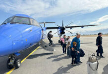 В Талас прибыли первые пассажиры на самолете авиакомпании «Asman Airlines»