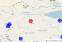 В Нарынской области зарегистрировано землетрясение