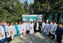 В Бишкеке началось строительство нового терапевтического корпуса больницы №1