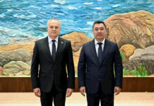 Президент Садыр Жапаров принял посла Беларуси в Кыргызстане Сергея Молунова