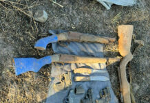 В окрестностях Кара-Балты обнаружили схрон оружия и боеприпасов