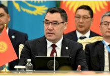 Садыр Жапаров КМШ Мамлекет башчыларынын кеңешинин жыйынына катышат