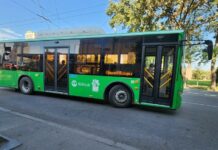 Бүгүн Бишкекте № 101 автобус каттамы ишке кирди