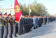 В честь 100-летия кыргызской милиции на центральной площади Ала-Тоо пройдет парад