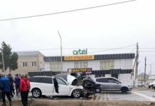 Страшное ДТП в Таласе. Погибли 31-летняя женщина и две ее дочери