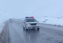 На трассе Бишкек-Ош открыли проезд для легковых автомашин