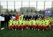 Президент открыл Национальную футбольную академию Кыргызского футбольного союза