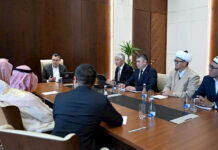 Садыр Жапаров встретился с шейхом Салахом бин Мухаммадом Аль-Будейром