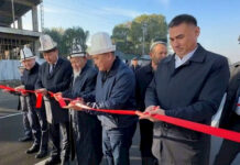 Ташиев принял участие в открытии ноокатского участка автодороги Ош-Баткен-Раззаков