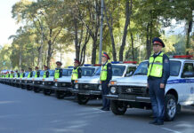 МВД получило 25 новых автомобилей для региональных подразделений