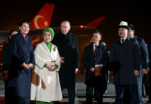 Президент Турции Реджеп Тайип Эрдоган прибыл в Кыргызстан с госвизитом