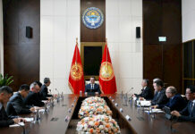 Президент Садыр Жапаров принял вице-президента АБР Инмин Яна