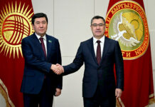 Президент Садыр Жапаров принял председателя Мажилиса парламента Казахстана Ерлана Кошанова