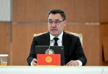 Президент Садыр Жапаров Астанада ЖККУнун сессиясында сөз сүйлөдү