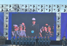 В Бишкеке МВД Кыргызстана отмечает 100-летний юбилей