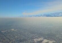 Бишкек не видно из-за смога, а Минприроды уверяет, что его нет