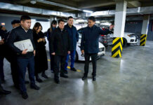 В Бишкеке инспектируют подземные паркинги торговых центров