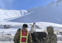 На трассе Бишкек – Ош провели принудительный спуск лавин