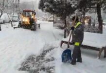 Бишкек шаарында карды тазалоого 71 атайын техника тартылды