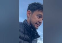 В Бишкеке водитель на Lexus LX600 в нетрезвом виде едва не подрался с патрульными