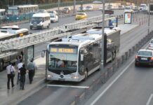 На улице Киевской в столице планируется пустить метробус