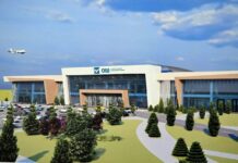 Президент «Ош» аэропортунун жаңы аэробекет комплексинин курулушуна старт берди