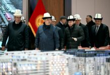 Садыр Жапаров заложил капсулу в основание строительства IT-городка проекта «Ош-сити»