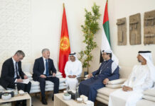 Адылбек Касымалиев провел переговоры с вице-президентом ОАЭ