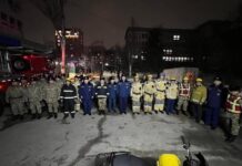 МЧС устанавливает причины пожара в Институте кардиохирургии