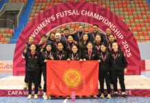 Женская сборная Кыргызстана по футзалу завоевала бронзу на CAFA 2025