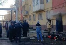 Жильцов многоэтажки в Оше эвакуировали из-за пожара