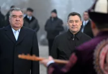 Для Жапарова и Рахмона организовали этнокультурную программу в парке «Ала-Арча»