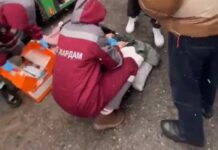 Автобус на «зебре» в Бишкеке сбил школьницу, девочку доставили в больницу