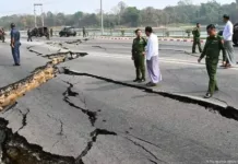 Мьянмадагы зилзаладан каза болгондордун саны 1600дөн ашты