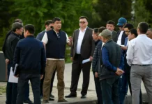 Айбек Джунушалиев проверил участок улицы Курманжан Датка