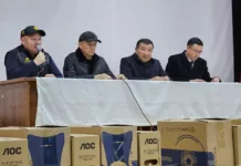 “Альянс Алтын” ишканасы Талас районундагы мектептерге заманбап жабдууларды тапшырды