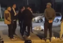 В Бишкеке водовоз переехал парня на скутере