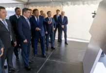 На кыргызско-казахской границе продолжается строительство торгово-логистического комплекса