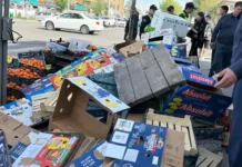 Вокруг Ошского рынка продолжается борьба с несанкционированной торговлей