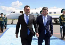 Садыр Жапаров “Борбор Азия-Италия” саммитине катышуу үчүн Астанага келди